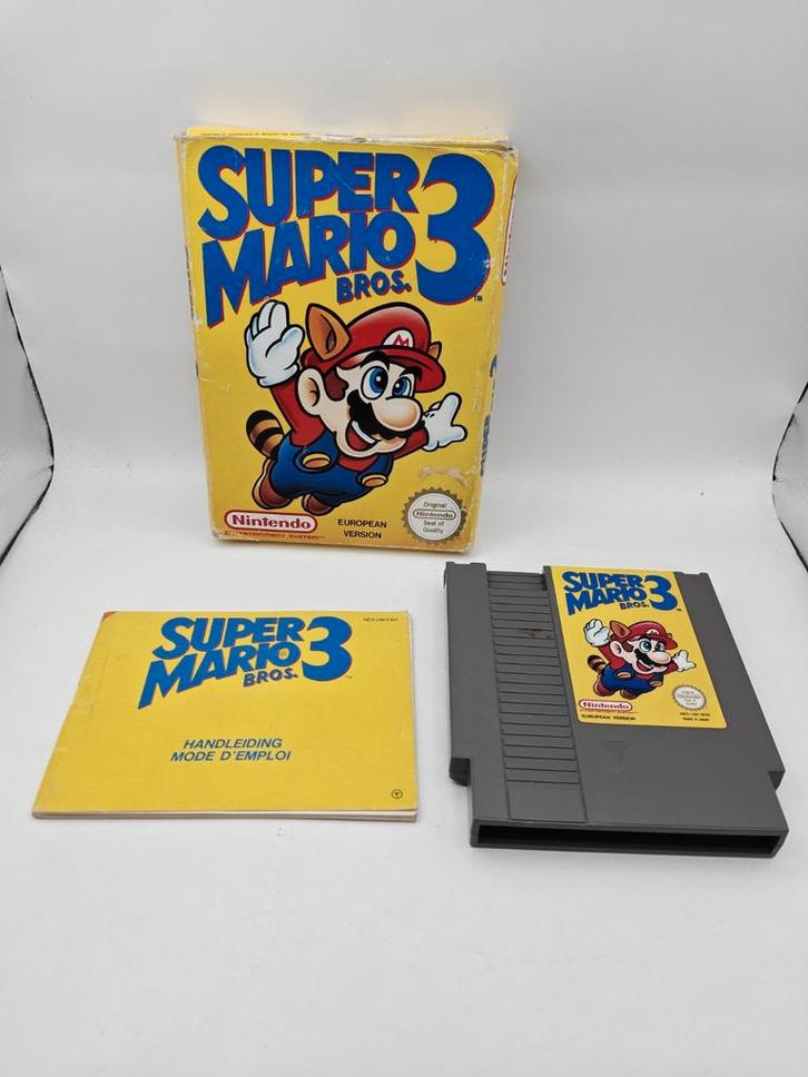 Super Mario Bros 3 NES CIB, Spelcomputers en Games, Games | Nintendo NES, Zo goed als nieuw, Avontuur en Actie, 1 speler, Vanaf 3 jaar