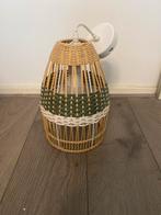 Rieten Plafondlamp / Hanglamp, Huis en Inrichting, Ophalen of Verzenden, Zo goed als nieuw, Hout