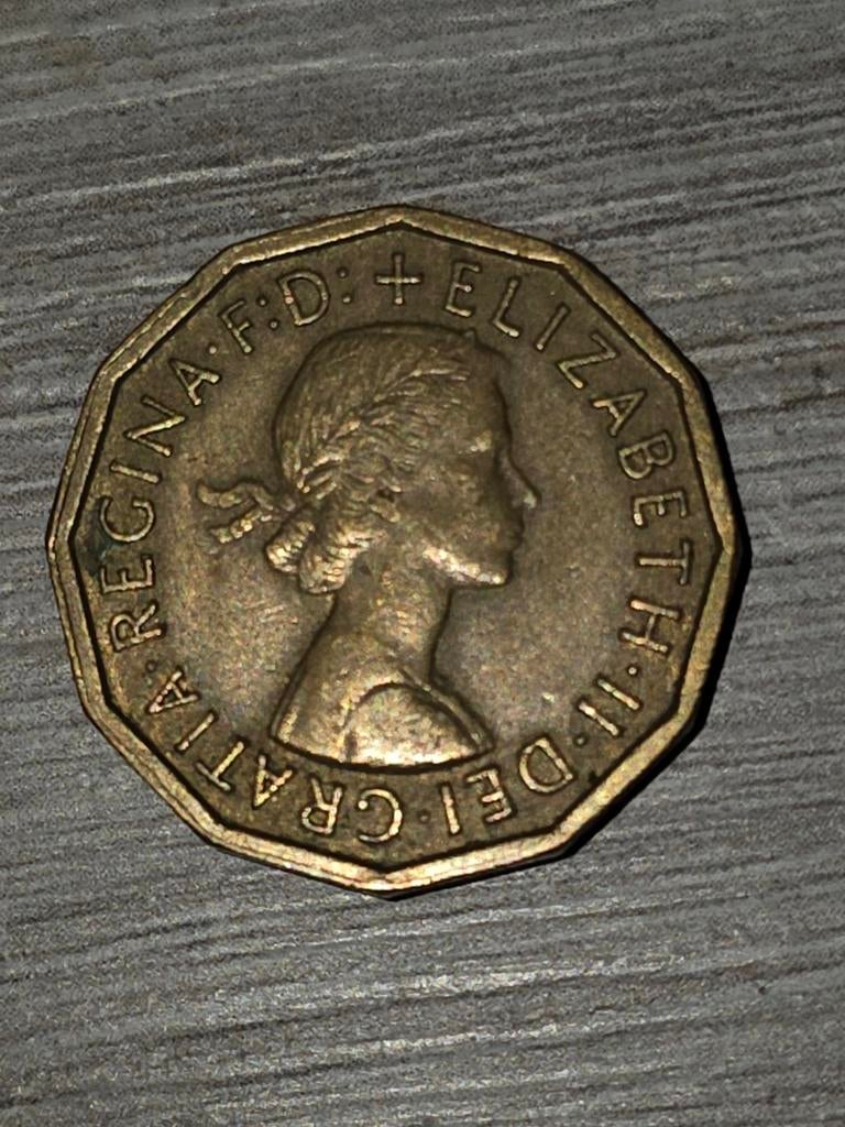 Britse Threepence 1962 - Queen Elizabeth II (Twaalfhoekig), Ophalen