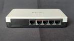 Netwerk switch; icidu 1+4 poorts + adapter, Computers en Software, Netwerk switches, Verzenden, Gebruikt
