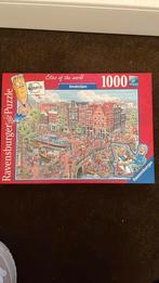 Puzzel Amsterdam Cities of the world. 1000 stukjes, Ophalen of Verzenden, 500 t/m 1500 stukjes, Legpuzzel, Zo goed als nieuw