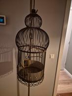 Antieke brocante Gietijzeren Vogelkooi, Antiek en Kunst, Ophalen of Verzenden