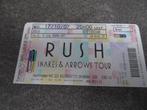 rush oud concertkaartje, Tickets en Kaartjes, Eén persoon, Oktober, Hard Rock of Metal