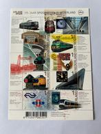 Nederlandse Spoorwegen postzegelvel 2014, Postzegels en Munten, Postzegels | Nederland, Ophalen of Verzenden, Na 1940, Postfris