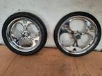 Wielen set chrome ,  Harley of eigenbouw, Motoren, Onderdelen | Harley-Davidson, Ophalen, Gebruikt