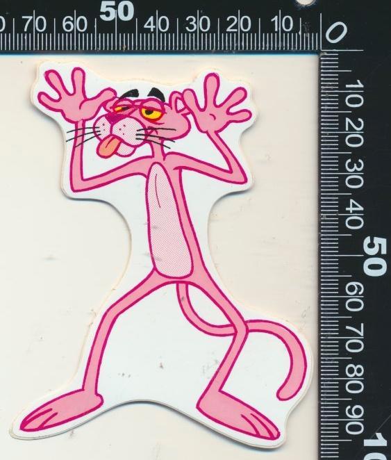 Sticker: Roze Panter - Pink Panther (1), Verzamelen, Stickers, Zo goed als nieuw, Strip of Tekenfilm, Ophalen of Verzenden