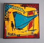 Schilderij abstract NDSM 60 x 60, Ophalen of Verzenden