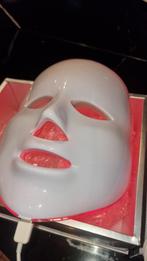 Lichttherapie Led Gezichtsmasker in de doos, Ophalen of Verzenden, Zo goed als nieuw, Zwart, Gehele gezicht