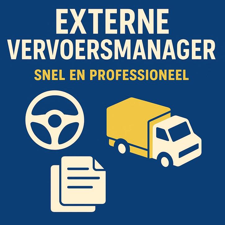 Externe vervoersmanager – NIWO snel geregeld, Vacatures, Vacatures | Logistiek, Inkoop en Transport, Overige niveaus, Starter