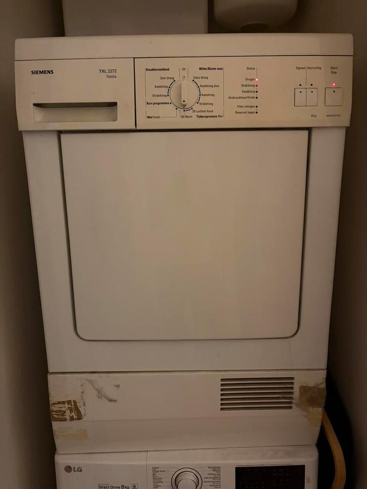 Siemens TXL 2272 Droger – Alleen Ophalen, Witgoed en Apparatuur, Wasdrogers, Gebruikt, Condens, Voorlader, 85 tot 90 cm, Ophalen