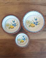 Leuke vintage citroenschaaltjes in een rotan mandje, Overige typen, Onbekend, Ophalen of Verzenden, Zo goed als nieuw