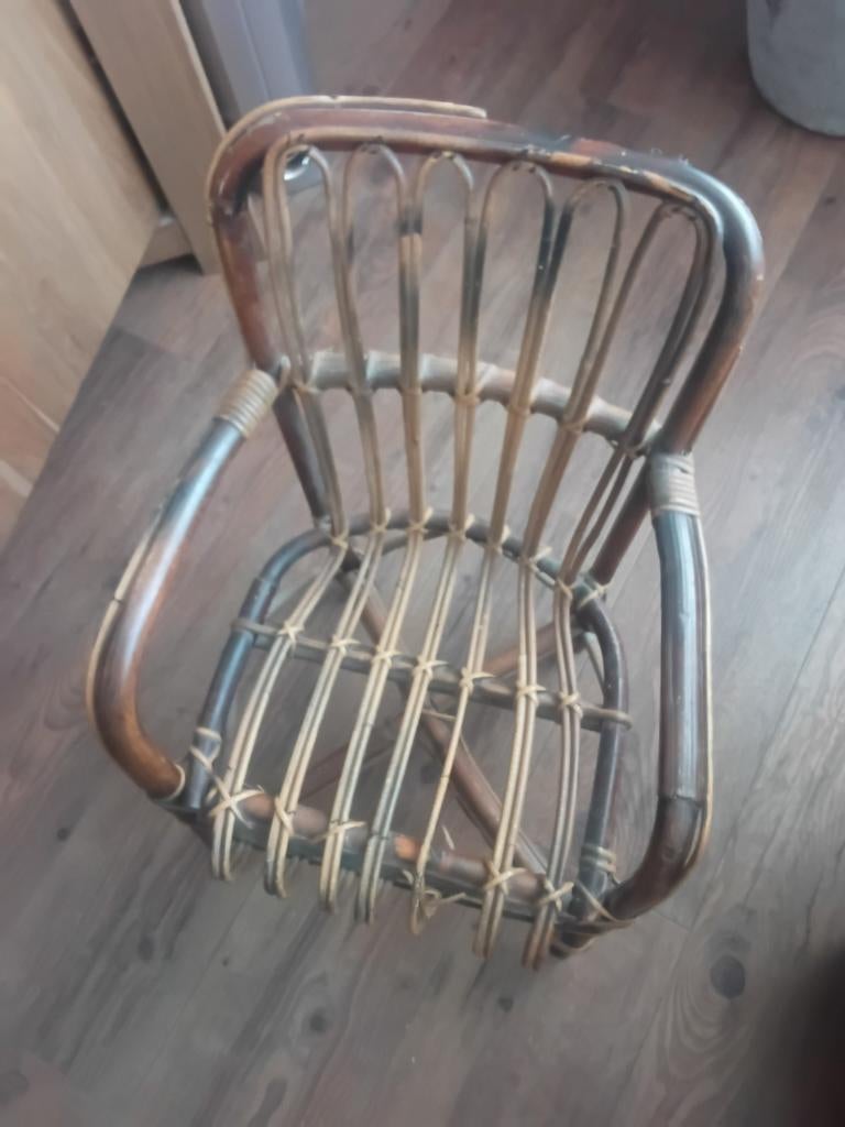 Antiek rieten stoeltje, Antiek en Kunst, Antiek | Speelgoed, Ophalen