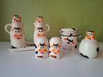 Leuke Koeien Servies Set - Aardewerk, Overige typen, Ophalen of Verzenden, Zo goed als nieuw, Overige stijlen