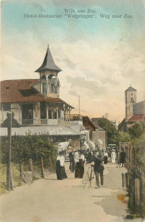 (388-218-019) Wijk aan Zee Hotel Welgelegen, Verzamelen, Ansichtkaarten | Nederland, Noord-Holland, Verzenden