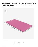 Yogamat Gorilla Sports roze 190x100x1,5, Sport en Fitness, Yoga en Pilates, Ophalen, Nieuw, Yogamat