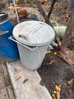 Antieke zinken Amsterdamse vuilnisemmer, Ophalen of Verzenden