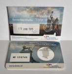 Eerste dag uitgifte coincard Waterloo Vijfje - EDC 2015, Ophalen of Verzenden, Koningin Beatrix, Euro's