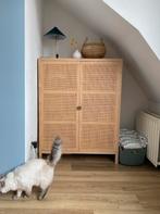 Ikea stockholm 2017 rotan riet kast cabinet, Huis en Inrichting, Ophalen, 100 tot 150 cm, 50 tot 100 cm, Zo goed als nieuw