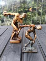 2 Decoratieve Discuswerpers Koper/Messing, Ophalen of Verzenden