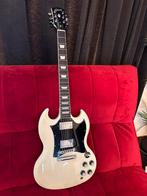 2023 Gibson Sg custom colour met vintage case white, Gibson, Ophalen of Verzenden, Zo goed als nieuw