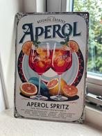 Vintage bord van Aperol Spritz 20x30, Verzenden, Zo goed als nieuw, Reclamebord