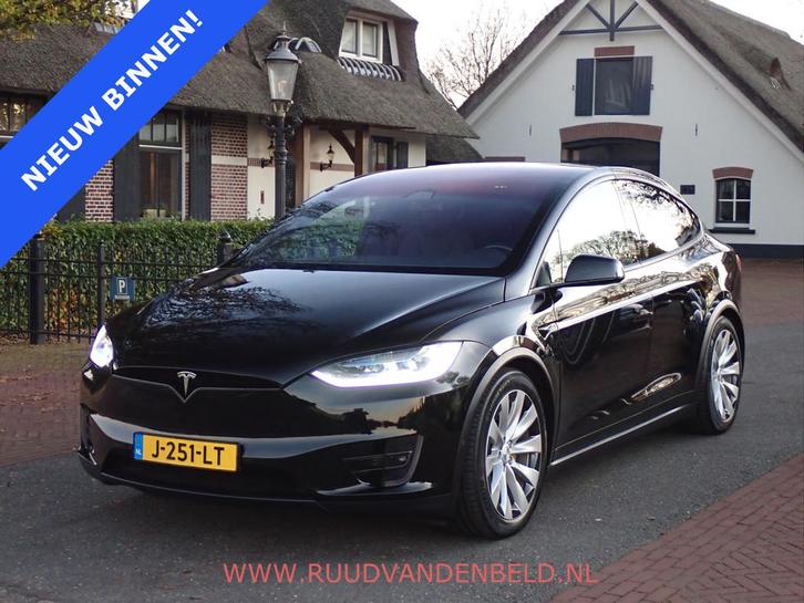 Tesla Model X Long Range 7P RAVEN 90%SOH FSD-AUTOPILOT / CHR, Auto's, Tesla, Bedrijf, Te koop, Model X, 4x4, ABS, Achteruitrijcamera