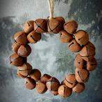 Krans met roestbelletjes, 18 cm., Ophalen of Verzenden
