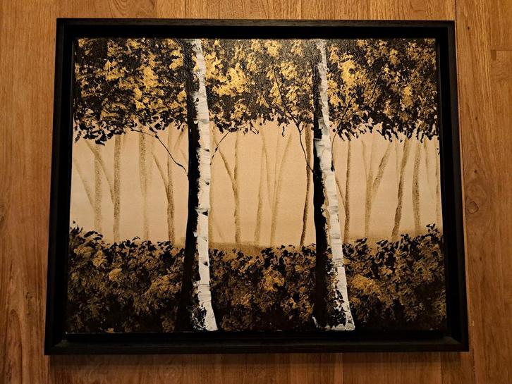 Schilderij 'Magical Forest' met lijst op maat, Antiek en Kunst, Kunst | Schilderijen | Klassiek, Ophalen