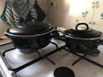 Twee mooie braadpannen, Ophalen of Verzenden, Zo goed als nieuw, Overige materialen, Pot, Bus of Blik