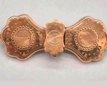 Antieke gouden broche 14 karaat KOOPJE! beschikbaar voor biedingen