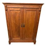 Schoenenkast antiek met 2 deuren 98 x 40 x h129, Ophalen