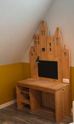 Bureau steigerhout met krijtbord en licht, Ophalen, Zo goed als nieuw, Overige typen