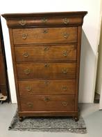 Antieke eiken ladekast, Huis en Inrichting, Kasten | Ladekasten, Ophalen of Verzenden