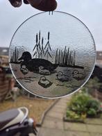Glazen raamhanger met eendjes nr2., Antiek en Kunst, Antiek | Glas en Kristal, Ophalen of Verzenden