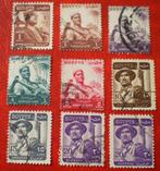 Egypte - 9x Landbouw / Defensie, Postzegels en Munten, Postzegels | Afrika, Egypte, Verzenden, Gestempeld