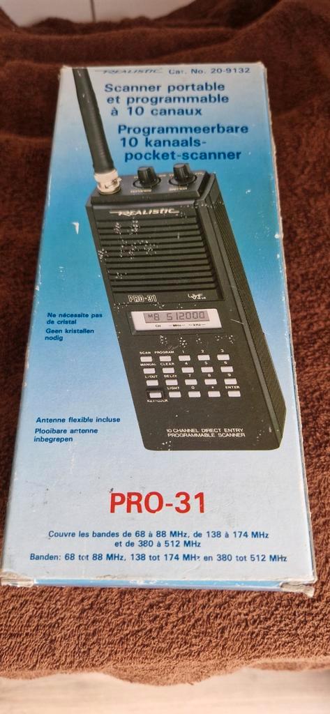 Scanner realistic Pro 31A, Telecommunicatie, Scanners, Zo goed als nieuw, Ophalen