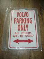VOLVO PARKING ONLY Wandbord - Bord - Plaat (Kunststof), Auto-onderdelen, Vrachtwagen-onderdelen, Ophalen of Verzenden, Nieuw, Volvo