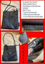 Zusss tas donker bruin, Sieraden, Tassen en Uiterlijk, Tassen | Damestassen, Ophalen of Verzenden, Zo goed als nieuw, Bruin, Schoudertasje