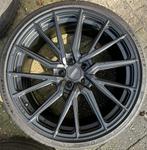 Vossen Wheels HF-4T Satin Black 20x9 Audi RS4 B7, Auto-onderdelen, Gebruikt, 255 mm, Banden en Velgen, Ophalen of Verzenden