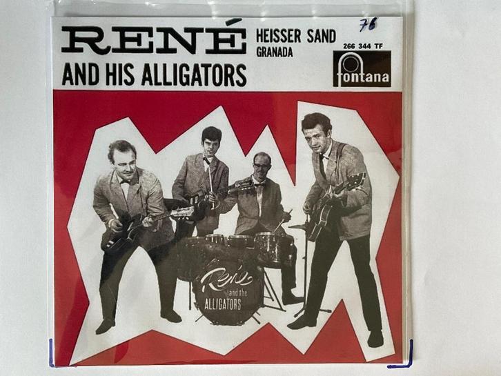 RENÉ AND HIS ALLIGATORS: HEISSER SAND - GRANADA VG, Cd's en Dvd's, Vinyl Singles, Gebruikt, Single, Pop, 7 inch, Ophalen of Verzenden