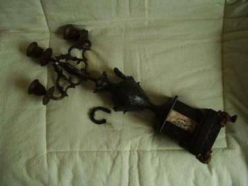 kandelaar artnouveau kaars etain antiek rococo brocante beschikbaar voor biedingen