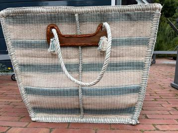 Luxe Canvas Opbergmand van Riviera Maison flagship store beschikbaar voor biedingen