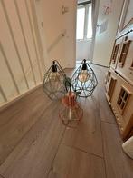 Set van 3 Design Hanglampen, Ophalen, Zo goed als nieuw, Metaal, Minder dan 50 cm