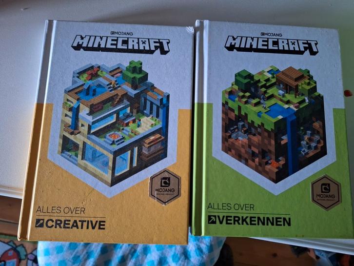 2 minecraft boeken, Boeken, Overige Boeken, Zo goed als nieuw, Ophalen of Verzenden