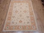 Handgeknoopt oosters tapijt ziegler 178x127, Info@SlatsAntiek.nl, 100 tot 150 cm, Crème, Perzisch