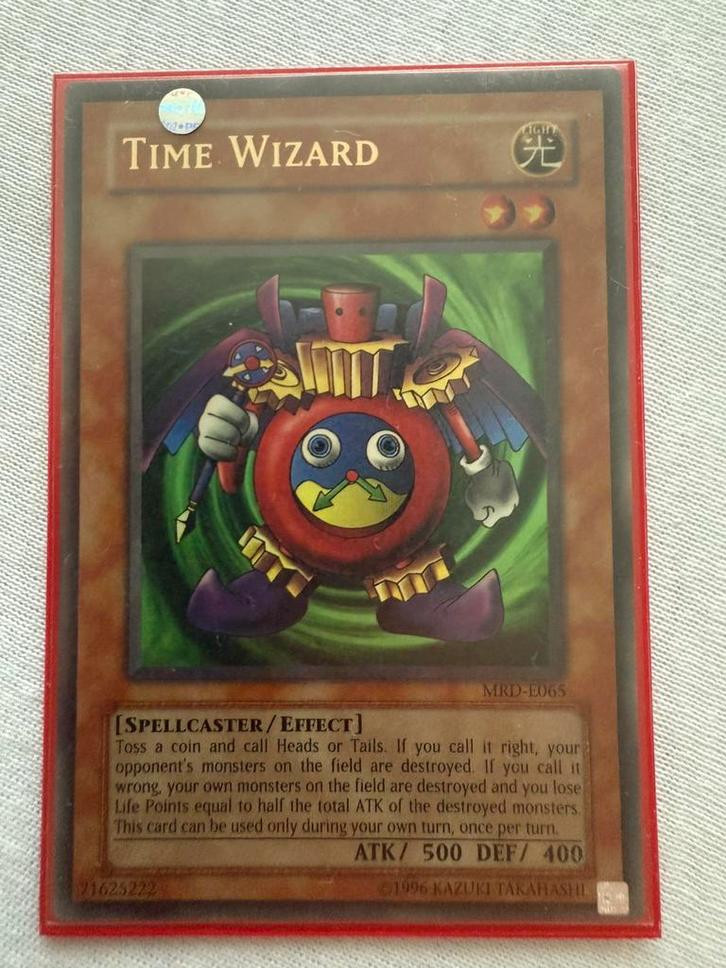 Time Wizard yugioh Ultra Rare, Hobby en Vrije tijd, Verzamelkaartspellen | Yu-gi-Oh!, Zo goed als nieuw, Verzenden