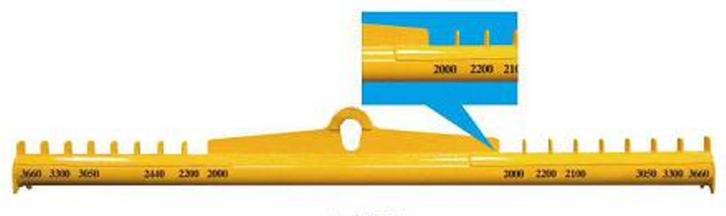 Evenaar / Hangbalk 4 TON NIEUW, Doe-het-zelf en Verbouw, Lieren en Takels, Nieuw, Ophalen