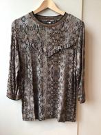 Summum Woman Slangenprint Blouse, Ophalen of Verzenden, Zo goed als nieuw, Maat 38/40 (M), Bruin