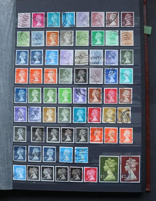 Engeland UK Koningin Elizabeth gestempeld, Postzegels en Munten, Postzegels | Europa | UK, Gestempeld, Ophalen of Verzenden