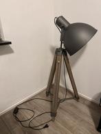 Stoere Driepoot Lamp, Ophalen, Gebruikt, Hout, 100 tot 150 cm